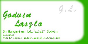 godvin laszlo business card